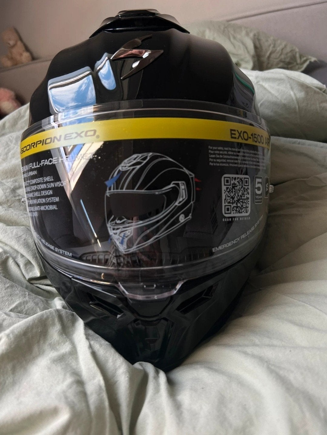 casque scorpion exo1500 air, Motos, Enlèvement, M