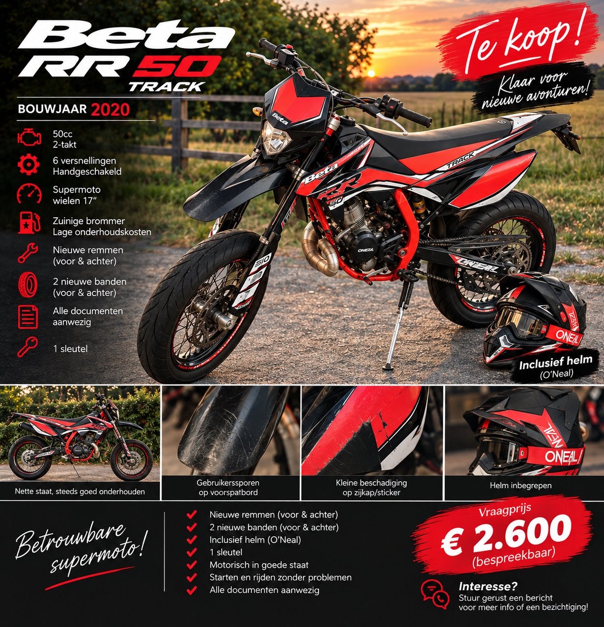 Beta RR50 te koop, Ophalen, Zo goed als nieuw