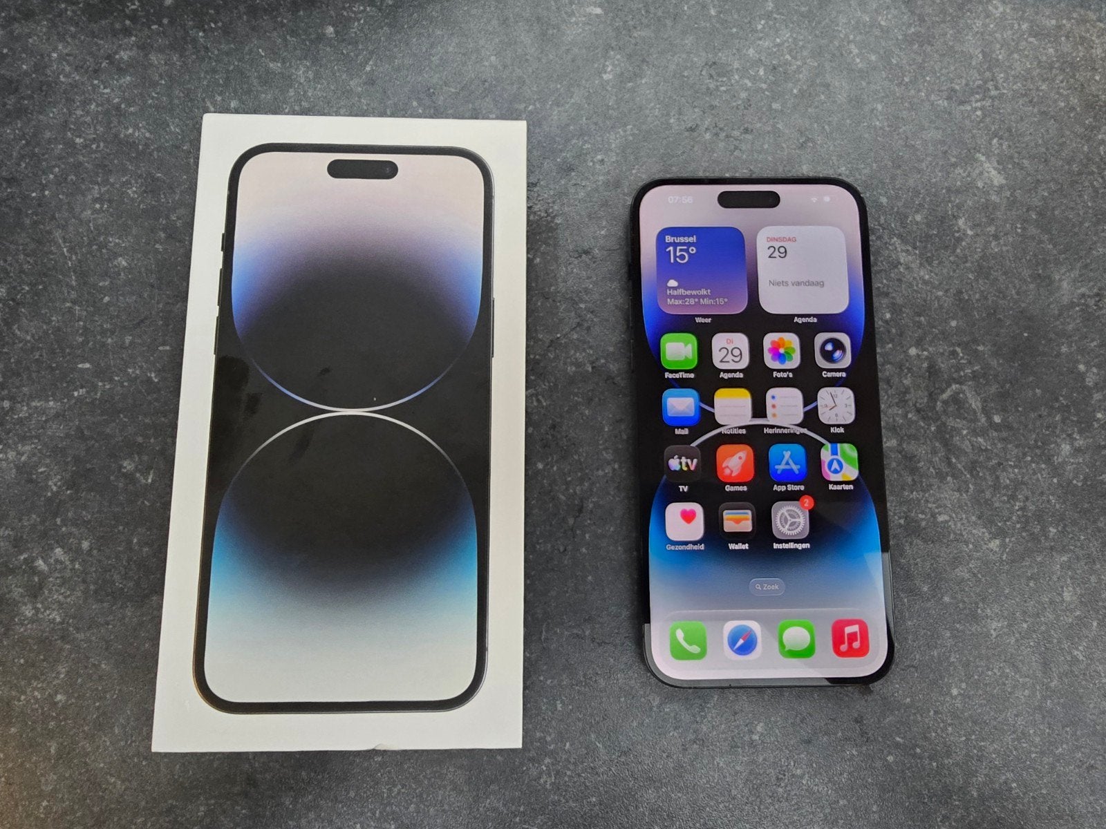 iphone 14 pro max - 128GB 87% batterij, Telecommunicatie, Ophalen, Zwart, IPhone 14