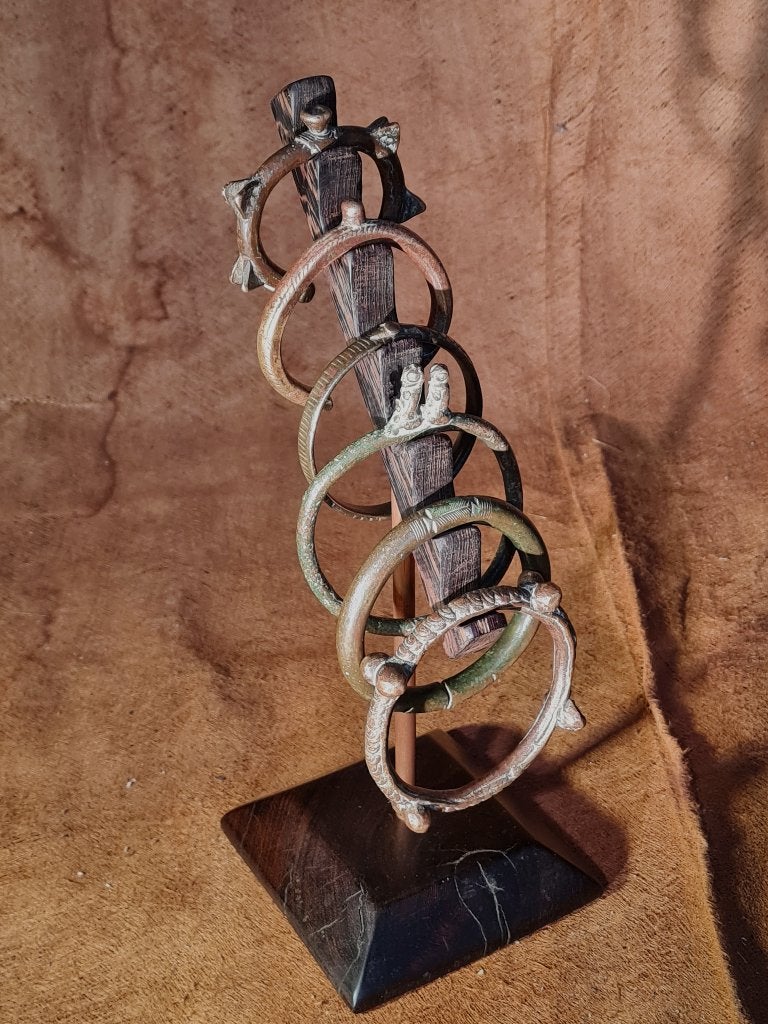 Six bracelets authentiques, Burkina Faso (Lobi, Gurunsi), Afrique, Enlèvement ou Envoi, Bijou, Bronze