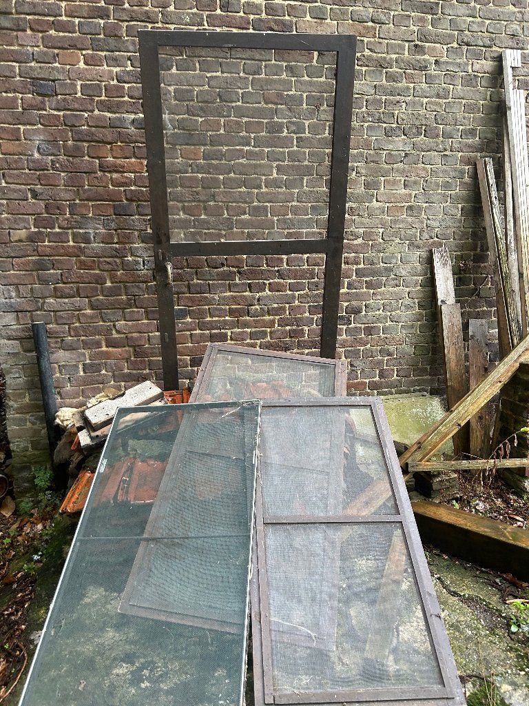 Vliegenramen en deur, Ophalen, Gebruikt, Hordeur