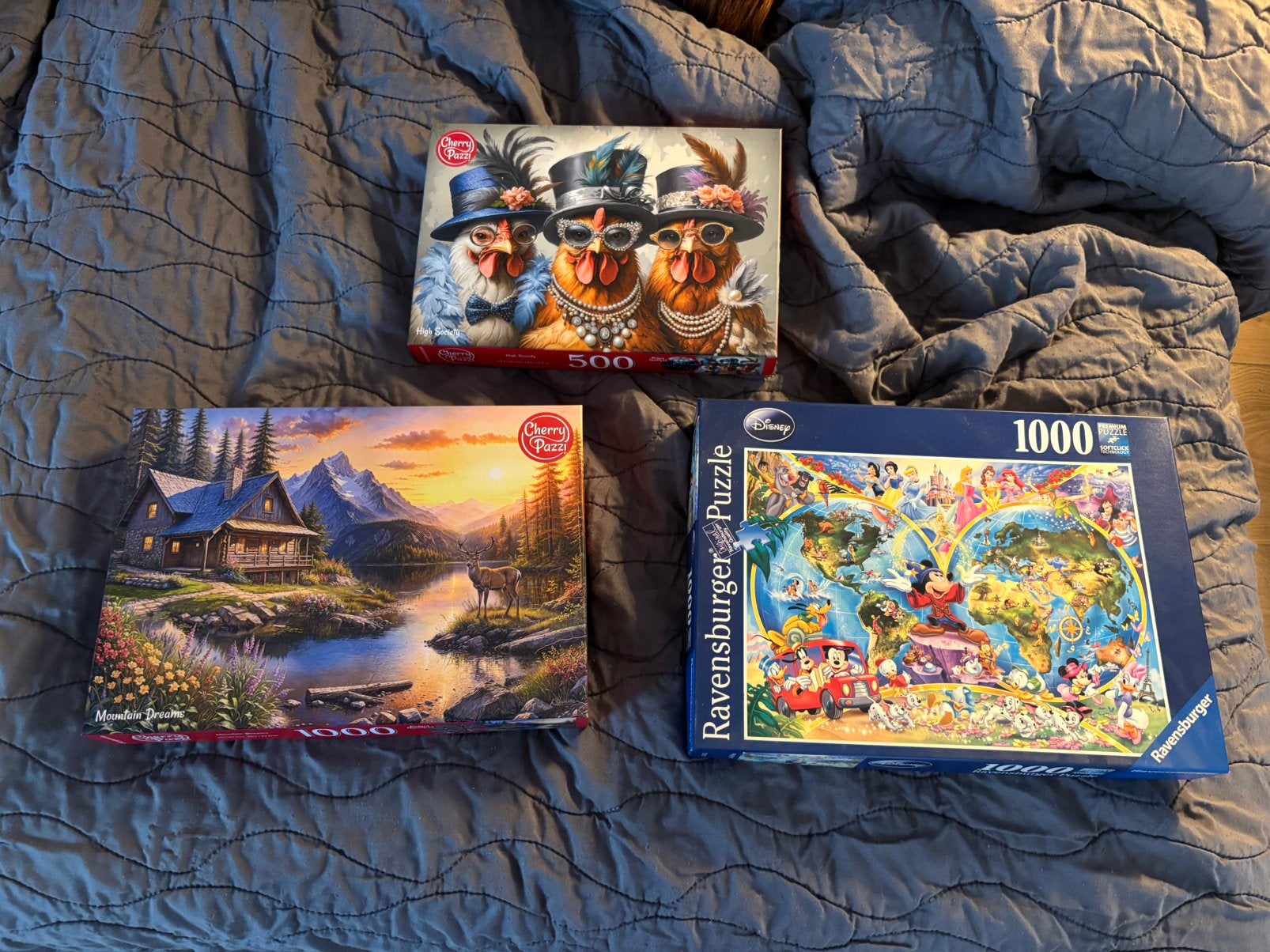 Puzzels 1000 en 500 stuks, Enlèvement ou Envoi, Comme neuf