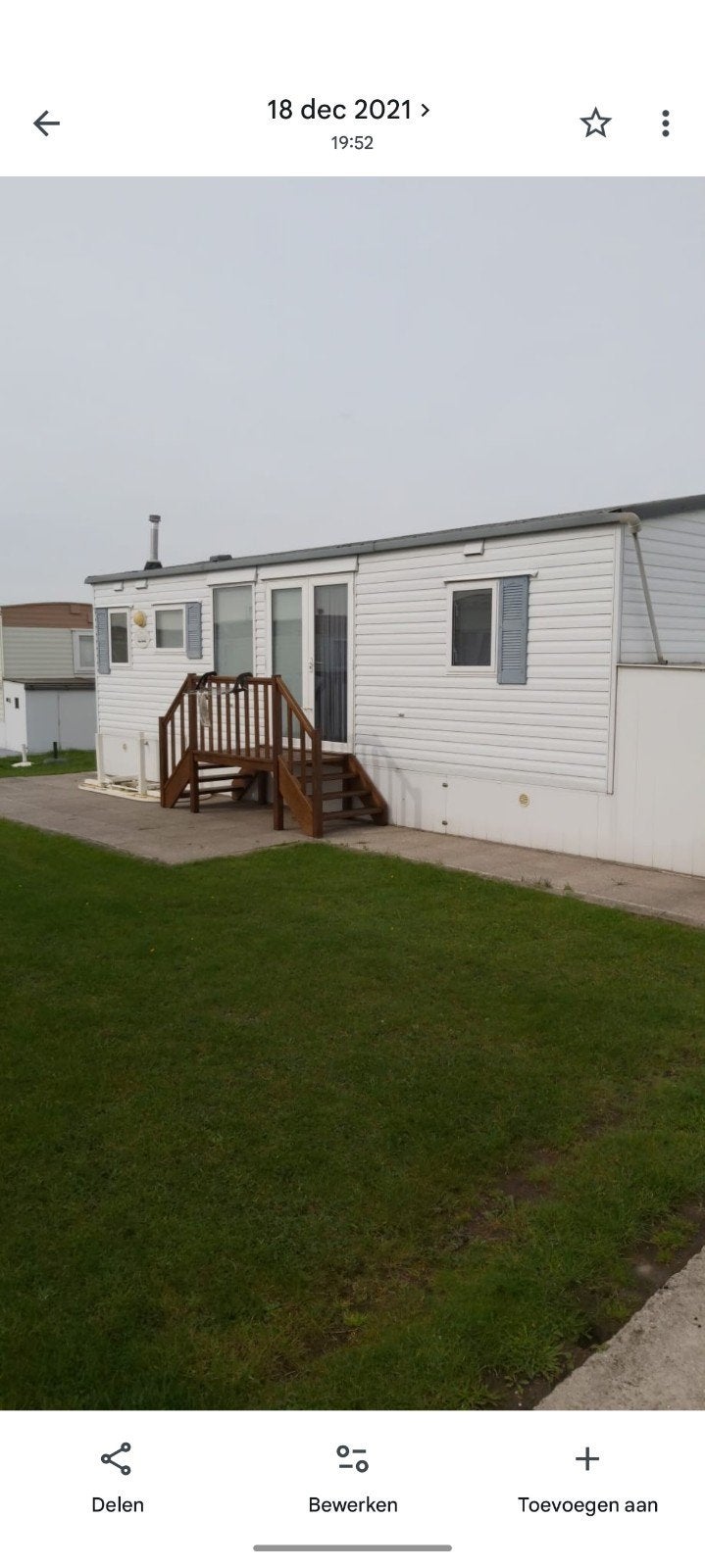 te koop staancaravan 9 x 3.70 m
