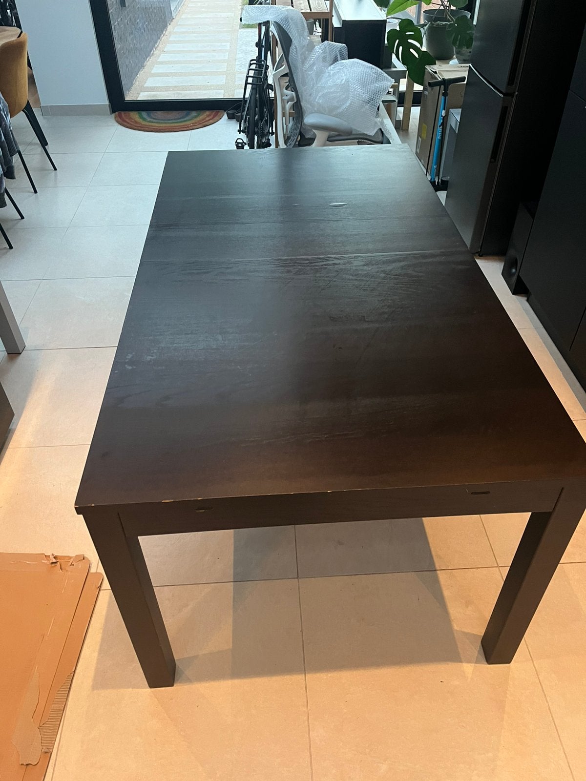 Uitschuifbare eettafel 6-10 personen, Enlèvement, Utilisé