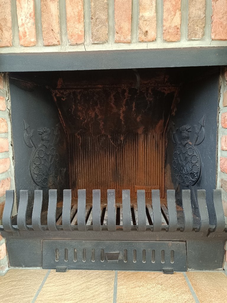 JUPITER gietijzeren haard, Huis en Inrichting, Ophalen, Gebruikt, Inbouwhaard, Houthaard