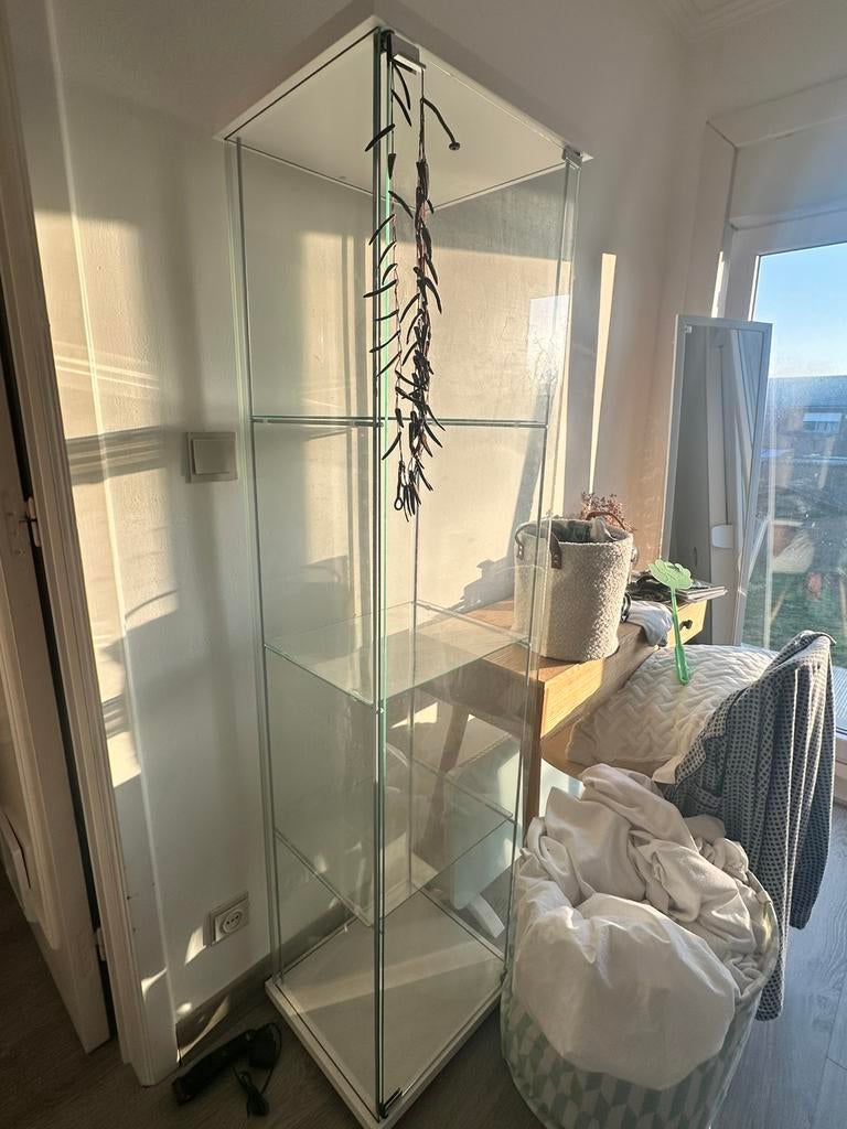 planken kledingkast in glas / rekken / Vitrinekast, Ophalen, Zo goed als nieuw
