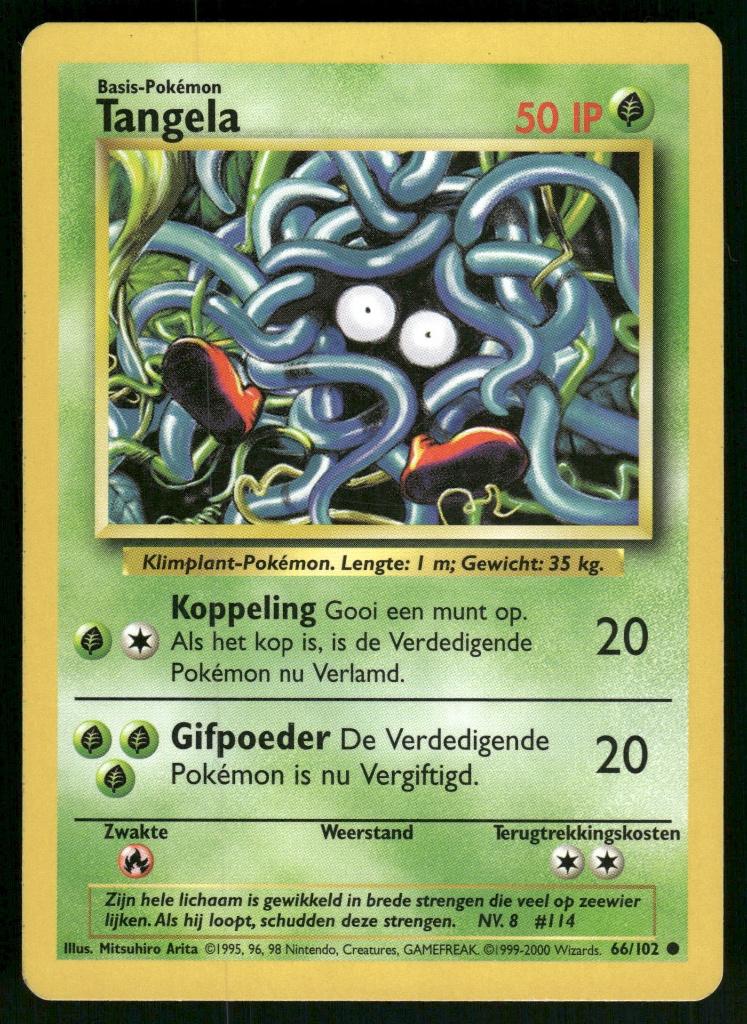Tangela 66/102 - Base (NL) (NM), Verzenden, Gebruikt