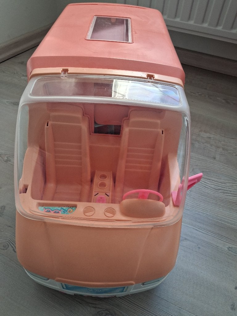 barbie camper en auto, Ophalen, Gebruikt, Jongen of Meisje