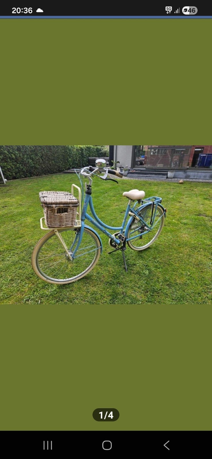 Damesfiets Oxford "Fleur", Ophalen