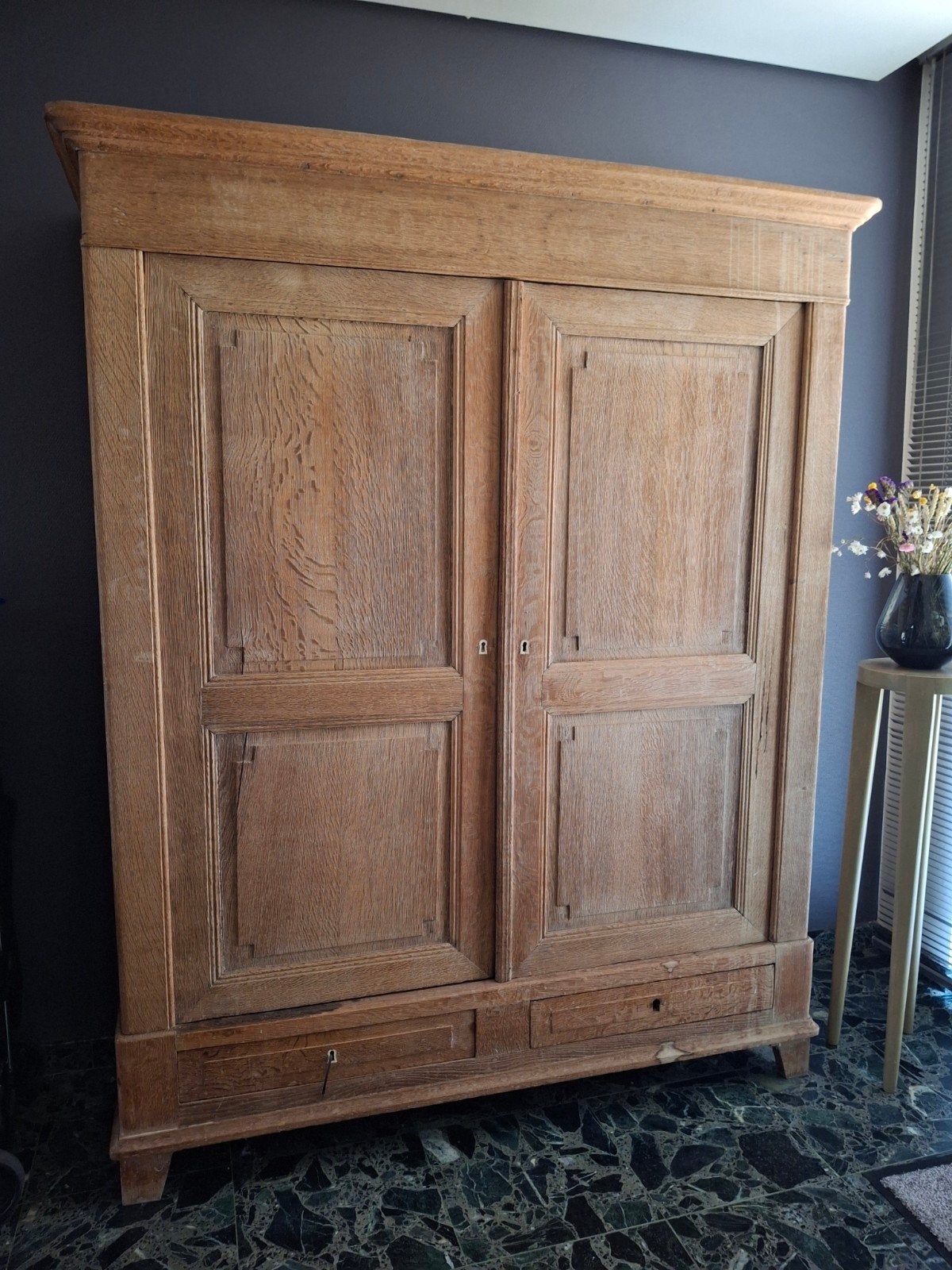 Eiken kast, Antiek en Kunst, Ophalen