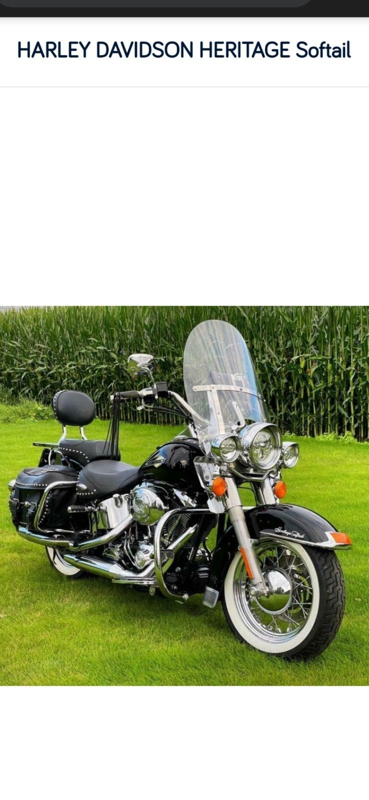 Harley Davidson Heritage Softail, Enlèvement
