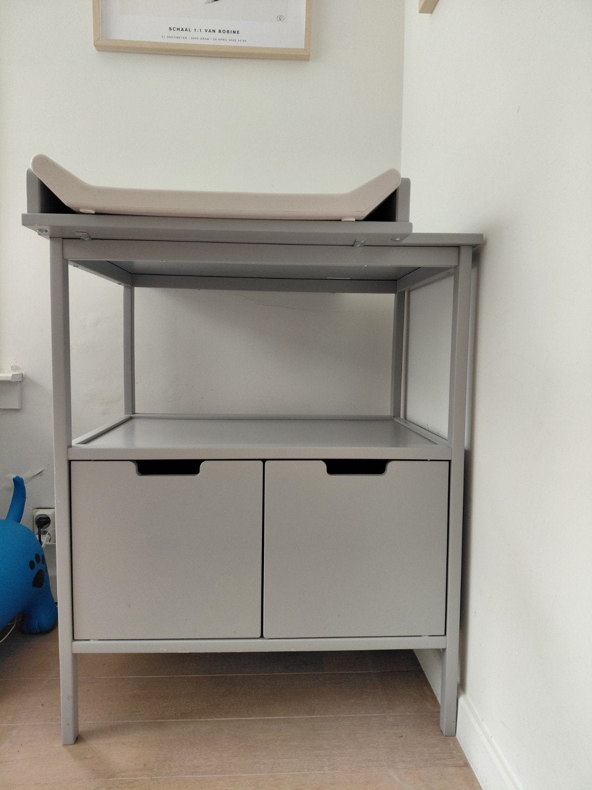 Verzorgtafel grijs Pericles, Kinderen en Baby's, Ophalen