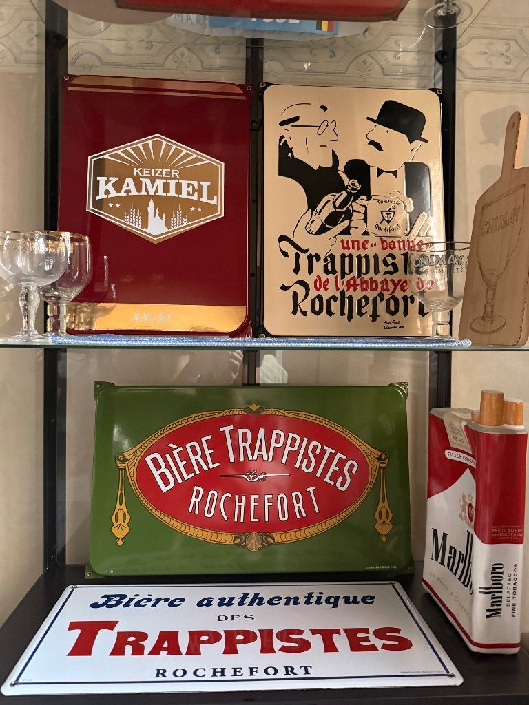 Lot Emaillerie Belge, Enlèvement, Neuf, Panneau publicitaire