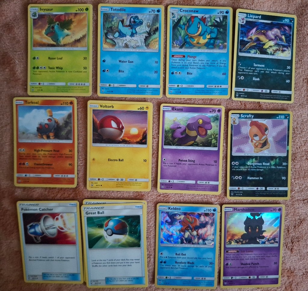 Shining Legends Pokémon kaarten te ruil., Ophalen of Verzenden, Zo goed als nieuw, Meerdere kaarten, Foil