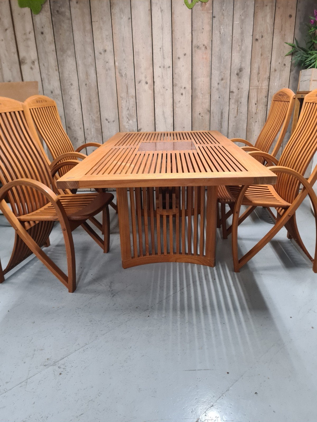 Tuinmeubelset in teak, Enlèvement