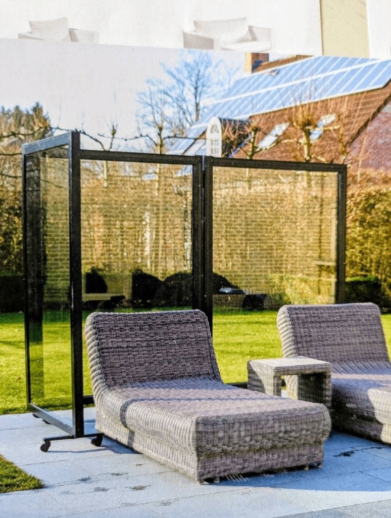 Mobiel windscherm, Ophalen, Zo goed als nieuw