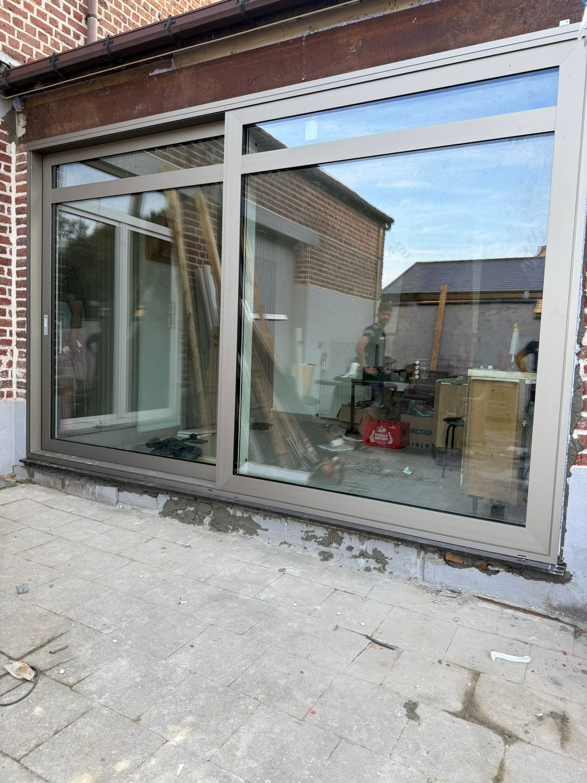 Coulissant ALUPROF, Bricolage & Construction, Enlèvement, Comme neuf, Aluminium