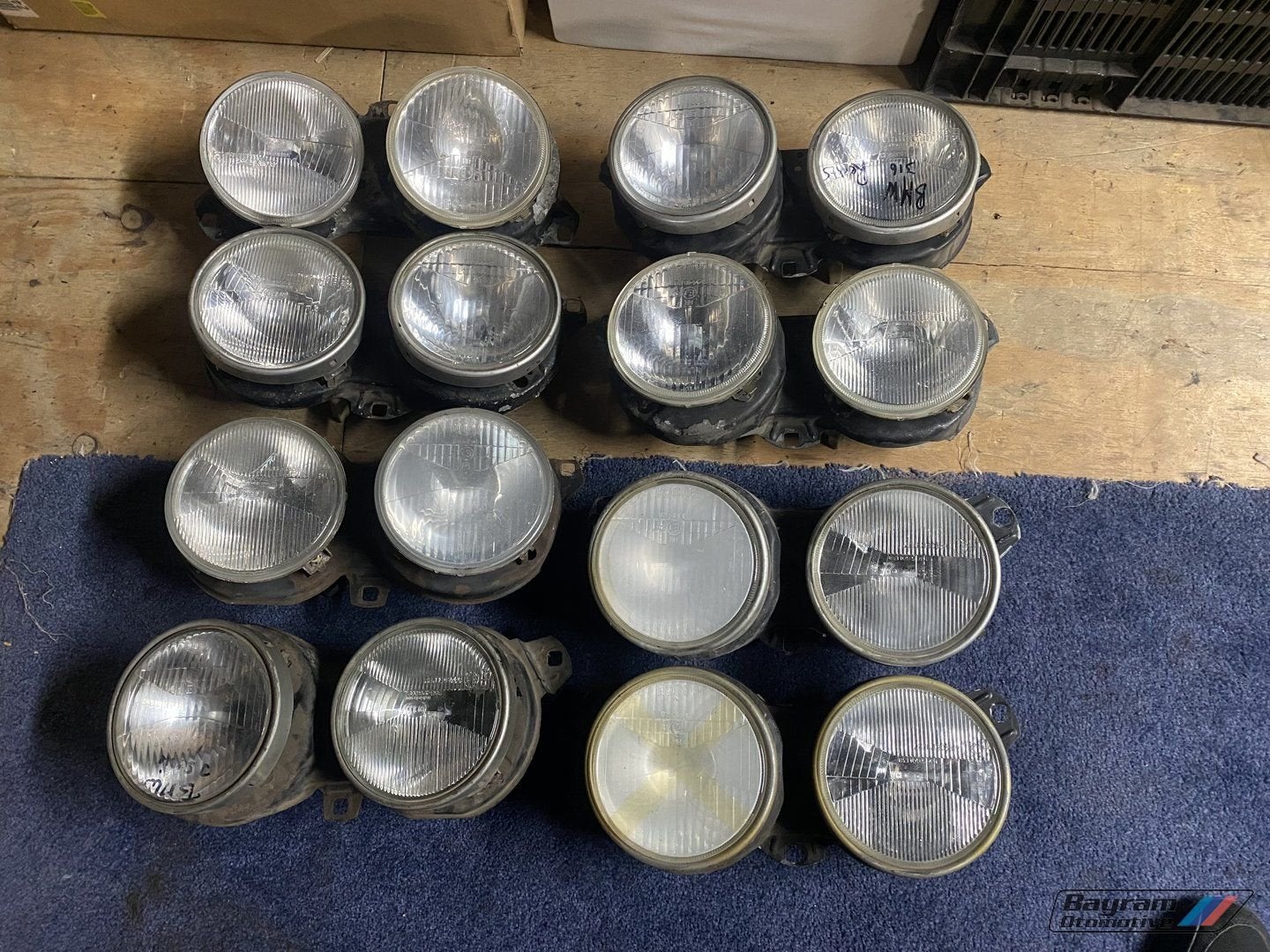 Bmw E30 diverse koplampen koplamp type 1 vfl 3-serie Hella, Auto-onderdelen, Gebruikt, -, -, Ophalen of Verzenden