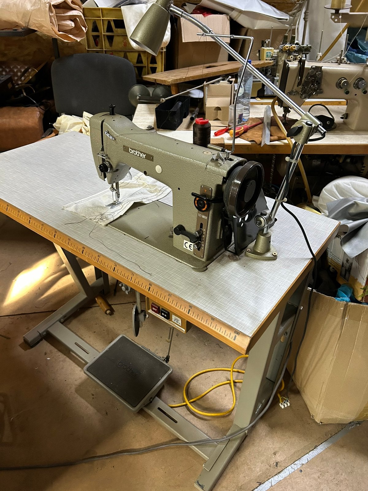 Brother TZ1-B652 naaimachine met zig zag functie 220 V, Enlèvement ou Envoi, Machine à coudre, Brother