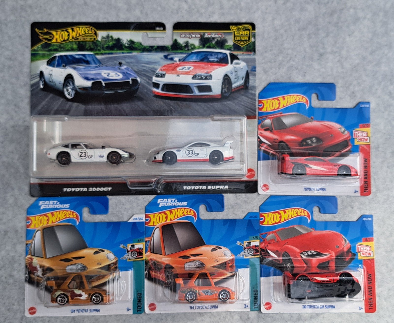 lot toyota hotwheels, Enlèvement ou Envoi, Comme neuf, Voiture