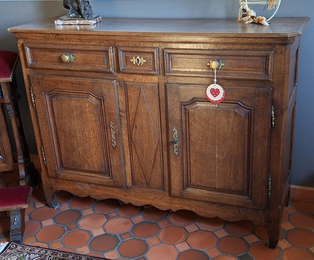 Magnifique buffet (nord de la France), Maison & Meubles, Avec tiroir(s), 100 à 150 cm, Enlèvement, Utilisé