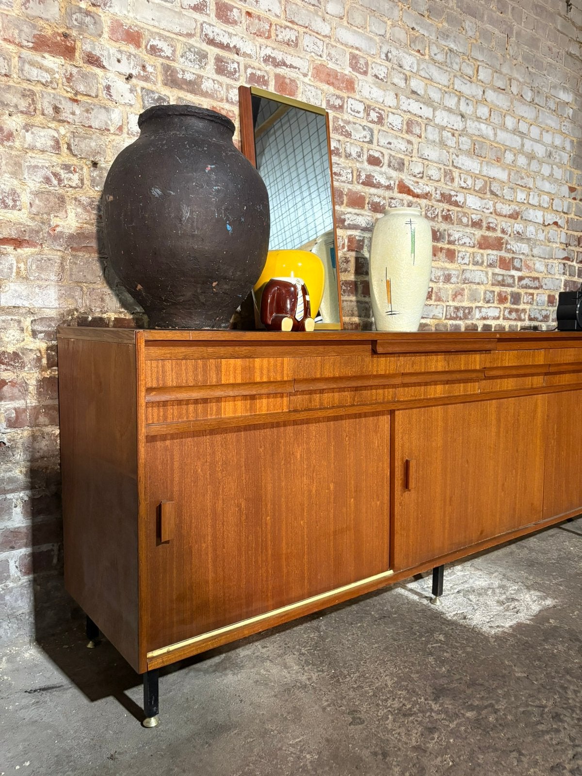 Dressoir/dressoir XXL 3m20 vintage Scandinavisch, Ophalen