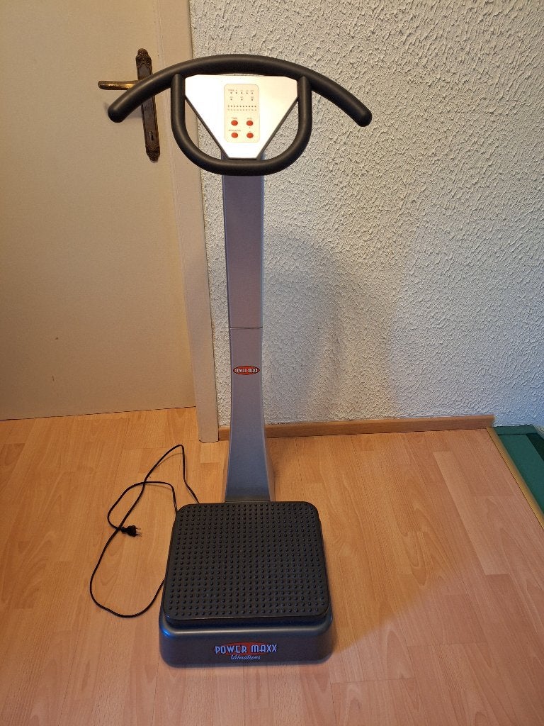 Power plate, Ophalen, Trilplaat, Aluminium, Zo goed als nieuw