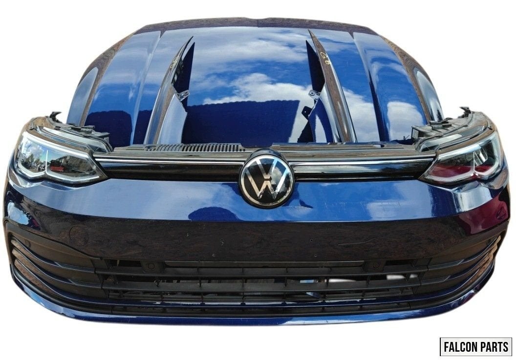 VW GOLF 8 VIII. VOORBUMPER, MOTORKAP, ZIJSCHERMEN, LAMPEN, K, Volkswagen, -, Utilisé, -
