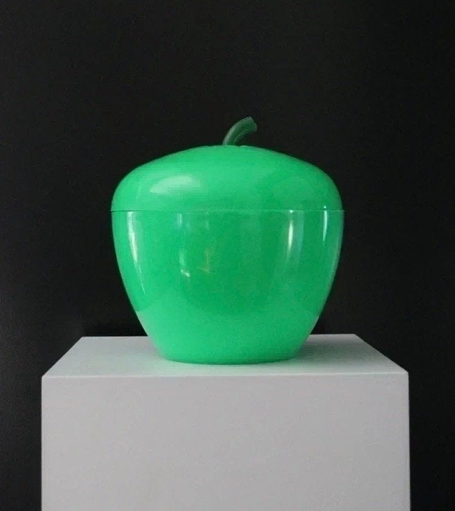 Vintage groene retro ijsemmer - Space Age, Ophalen of Verzenden, Huis en Inrichting