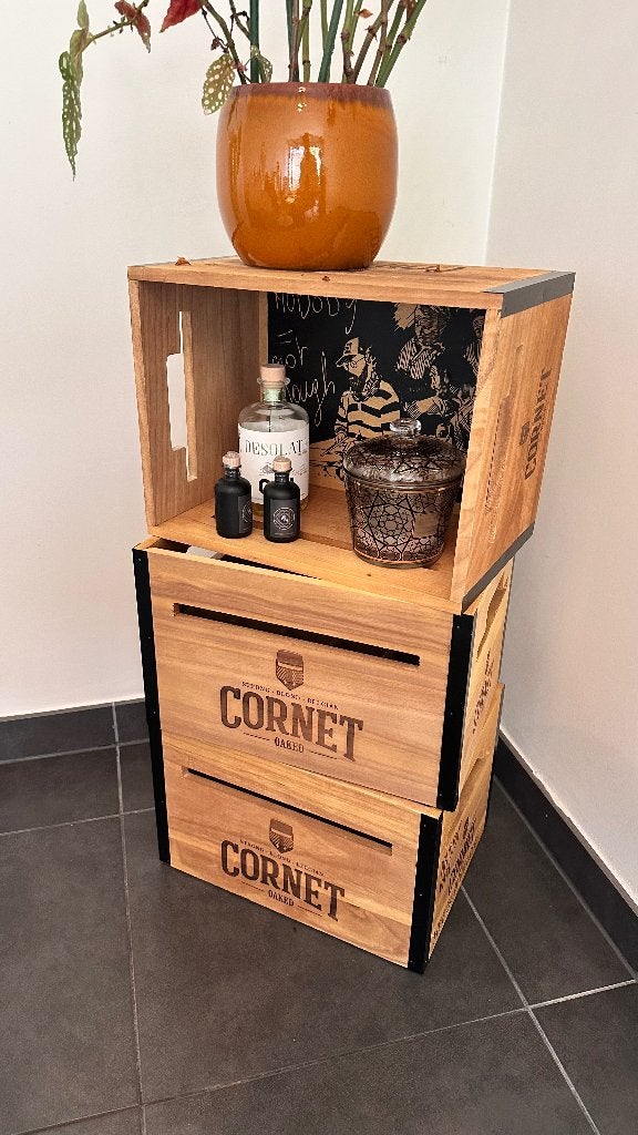 3x CORNET Limited Edition houten bak-Kristof Van Heeschvelde, Ophalen, Gebruikt, Overige typen, Overige merken