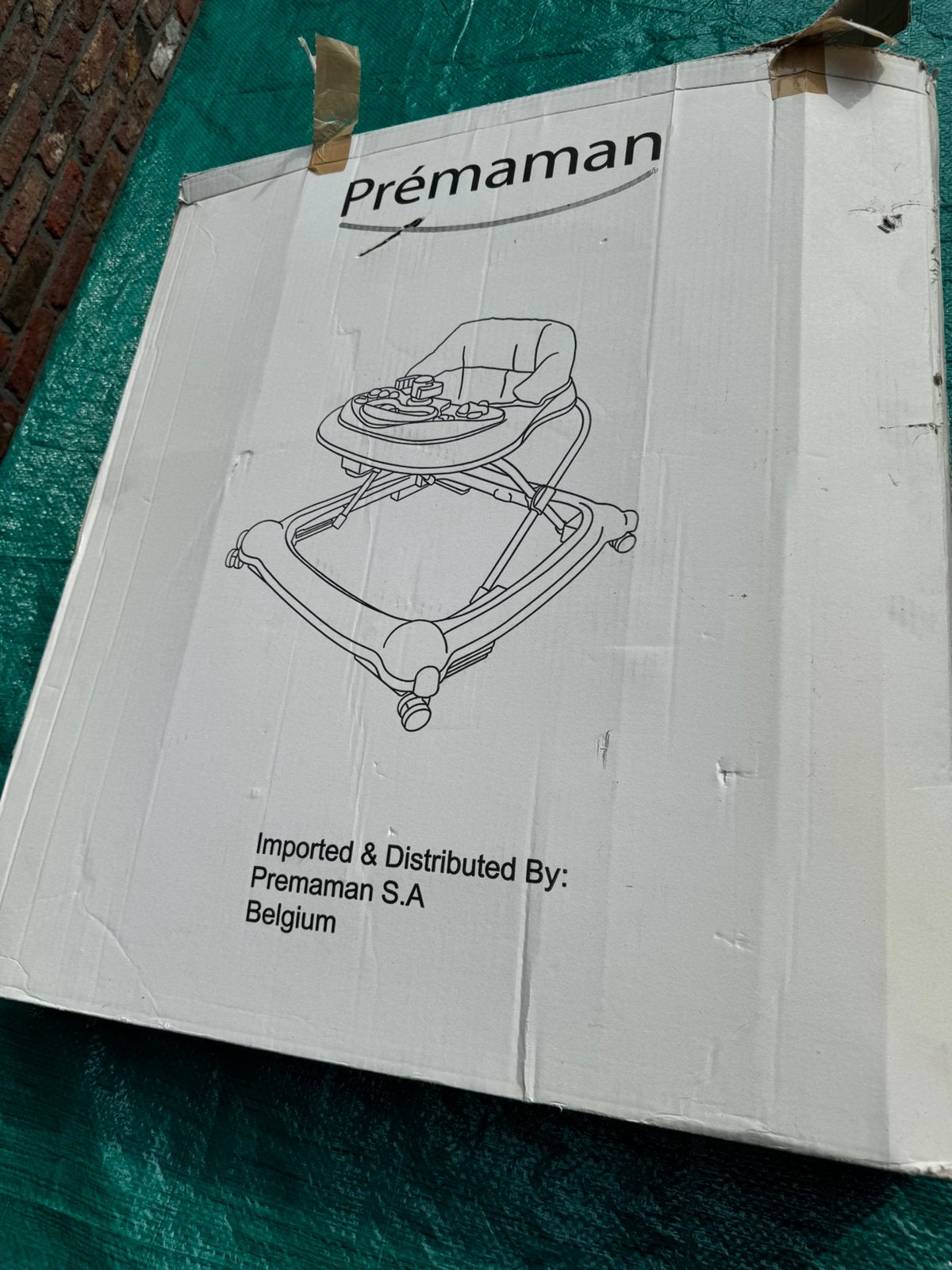 Blauwe loopstoel premaman, Kinderen en Baby's, Ophalen, Gebruikt