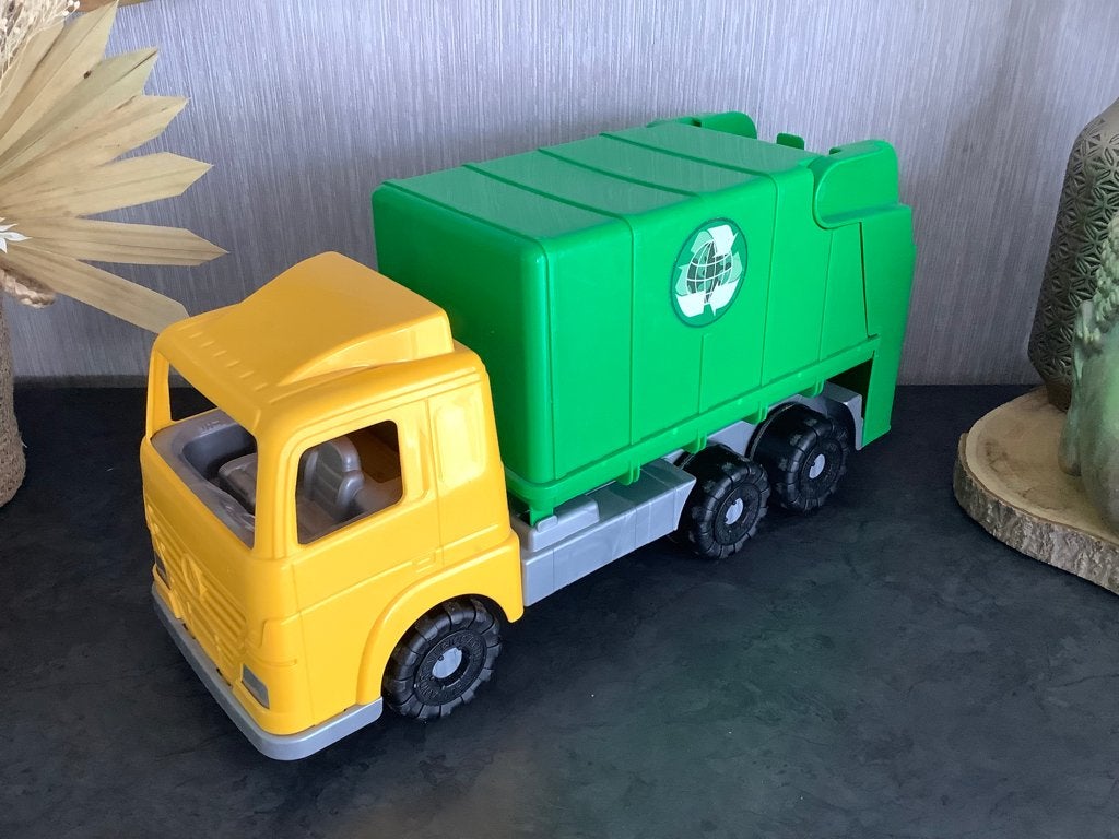 Camion-poubelle en plastique (24x46 cm), Enlèvement ou Envoi, Comme neuf