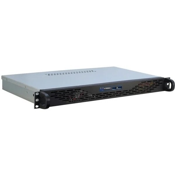 Inter-Tech IPC 1U-K-125L 1U 19" case Mini-ITX incl vloeding, Computers en Software, Ophalen of Verzenden, Gebruikt