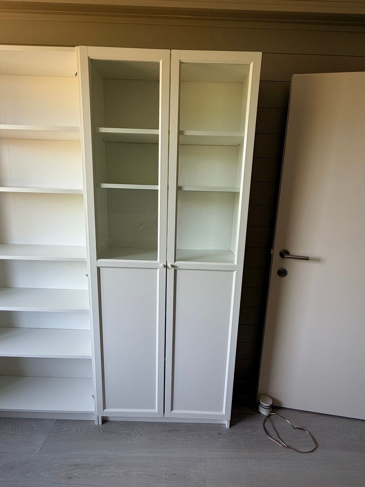 Ikea OXBERG paneel/vitrinedeur. Past op Billy kasten, Ophalen, Minder dan 50 cm, Gebruikt, Overige houtsoorten