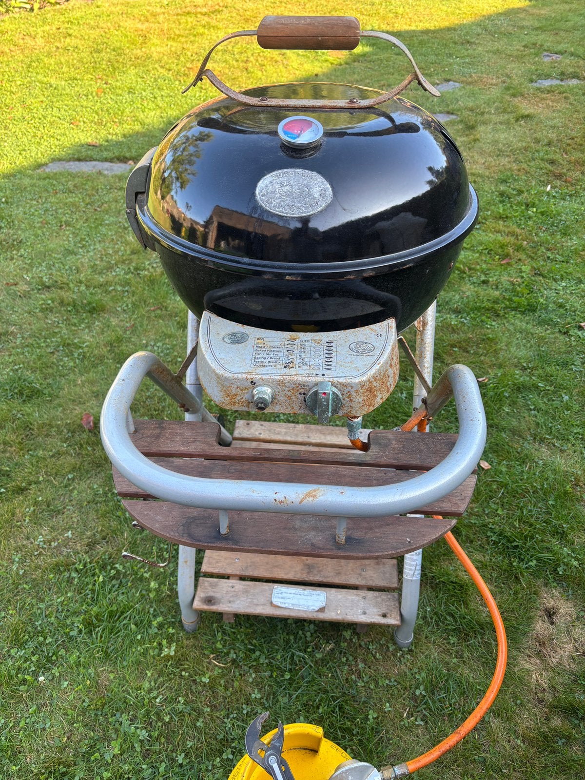 BBQ op gas, Ophalen, Gebruikt