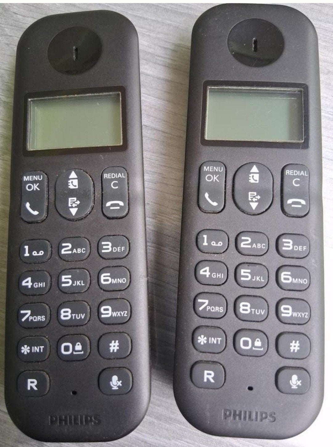 Duo draadloze, vaste telefoon Philips., Enlèvement ou Envoi, Comme neuf, 2 combinés