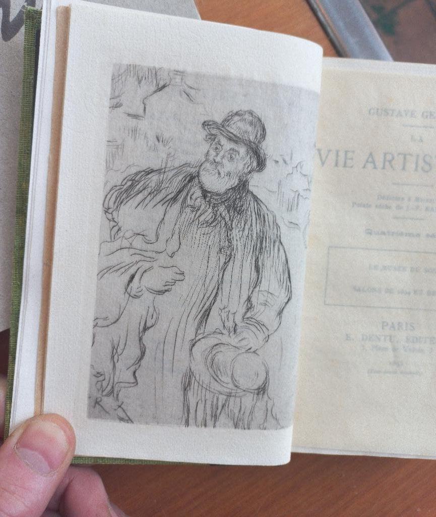 Gustave Geffroy La vie artistique 4  met ets Raffaelli 1895, Boeken, Verzenden