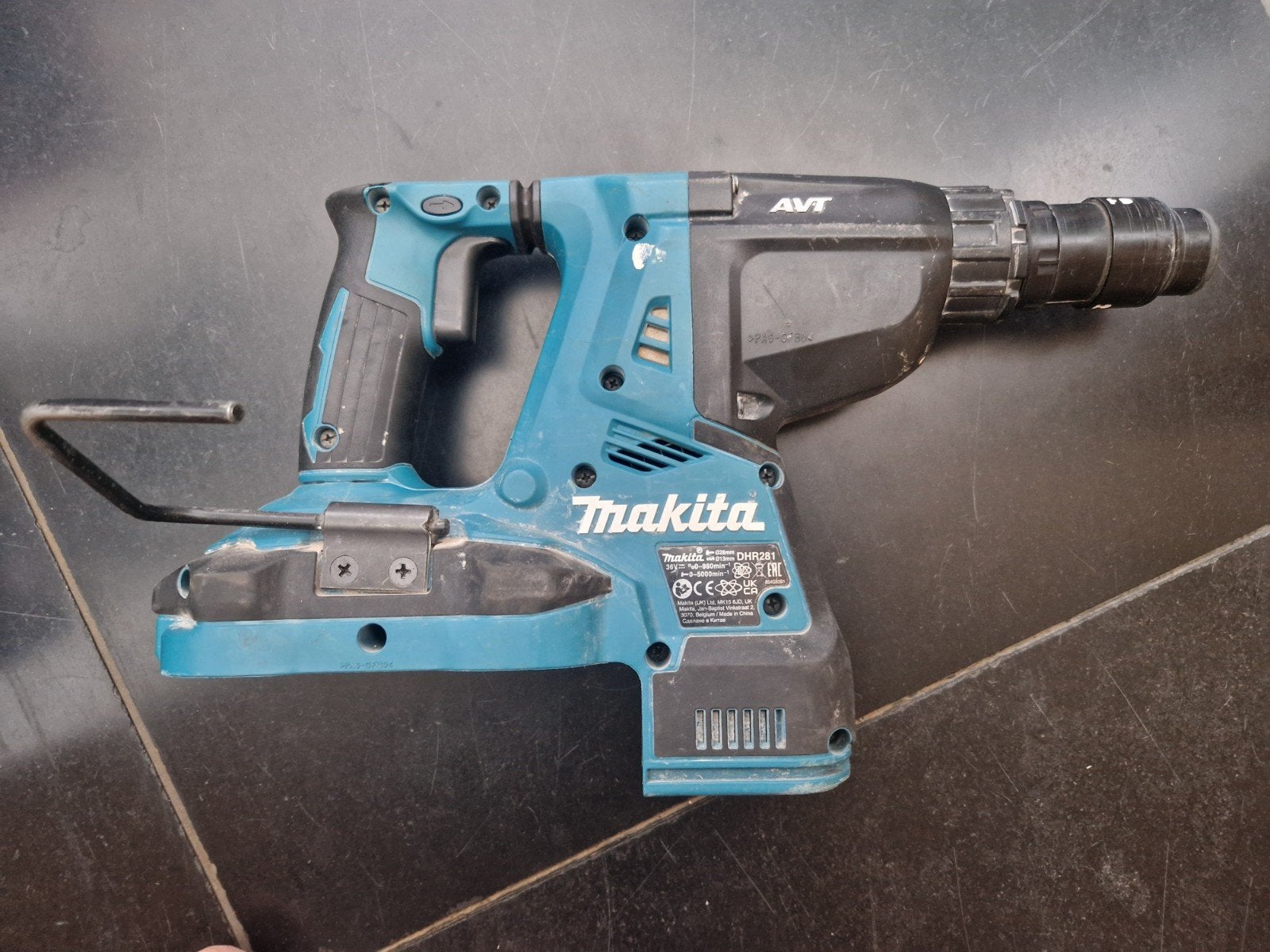 Makita DHR281 2x18V SDS-plus boorhamer body, Doe-het-zelf en Bouw, Gereedschap | Boormachines, Zo goed als nieuw, Boor- en/of Breekhamer