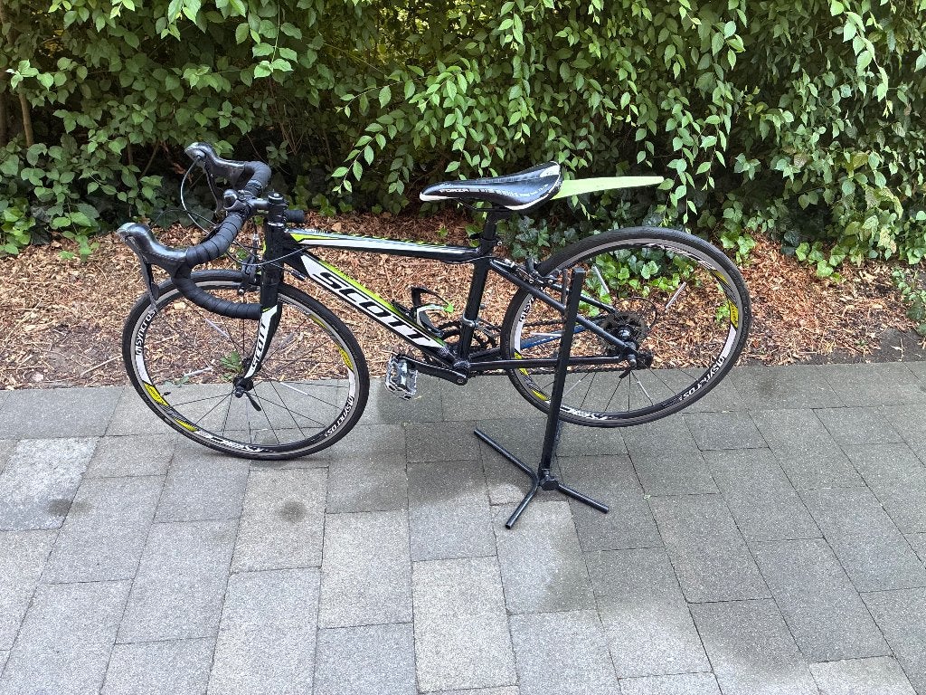 KinderKoersfiets Scott, Ophalen, Velgrem, Versnellingen, Scott