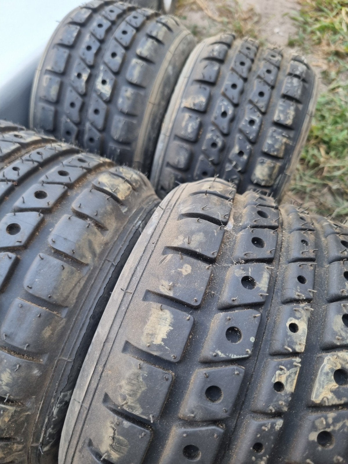 Prachtige kart banden regenbanden setje van 4 stuks nieuw, Sport en Fitness, Karting, Ophalen, Nieuw, Onderdelen Kart