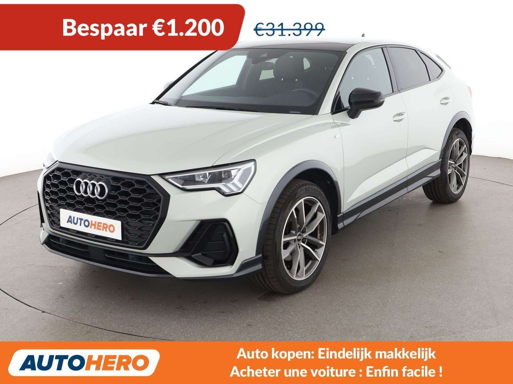 Audi Q3 35 TDI S line (année de construction 2021), Argent ou Gris, Noir, 5 portes, Occasion