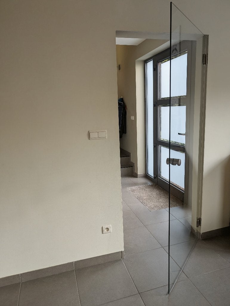 Glazen binnendeur, Doe-het-zelf en Bouw, Ophalen, Gebruikt, 80 tot 100 cm, Binnendeur