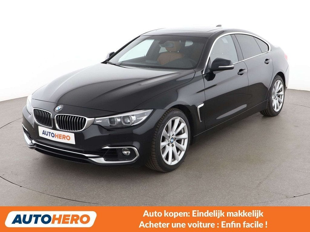 BMW 418 418i Gran Coupé Advantage (bj 2019, automaat), Auto's, BMW, Achterwielaandrijving, 136 pk, Zwart, Leder