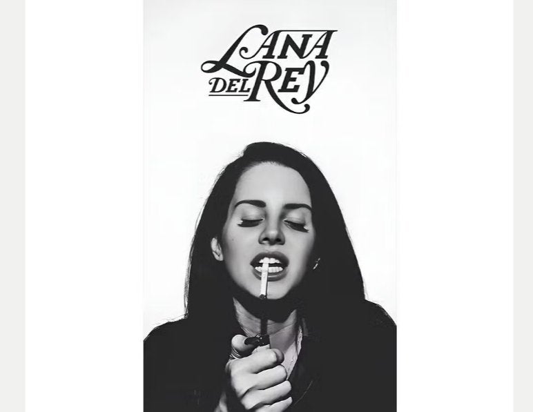 Grands drapeaux Lana Del Rey (150 x 90 cm), Enlèvement ou Envoi, Neuf