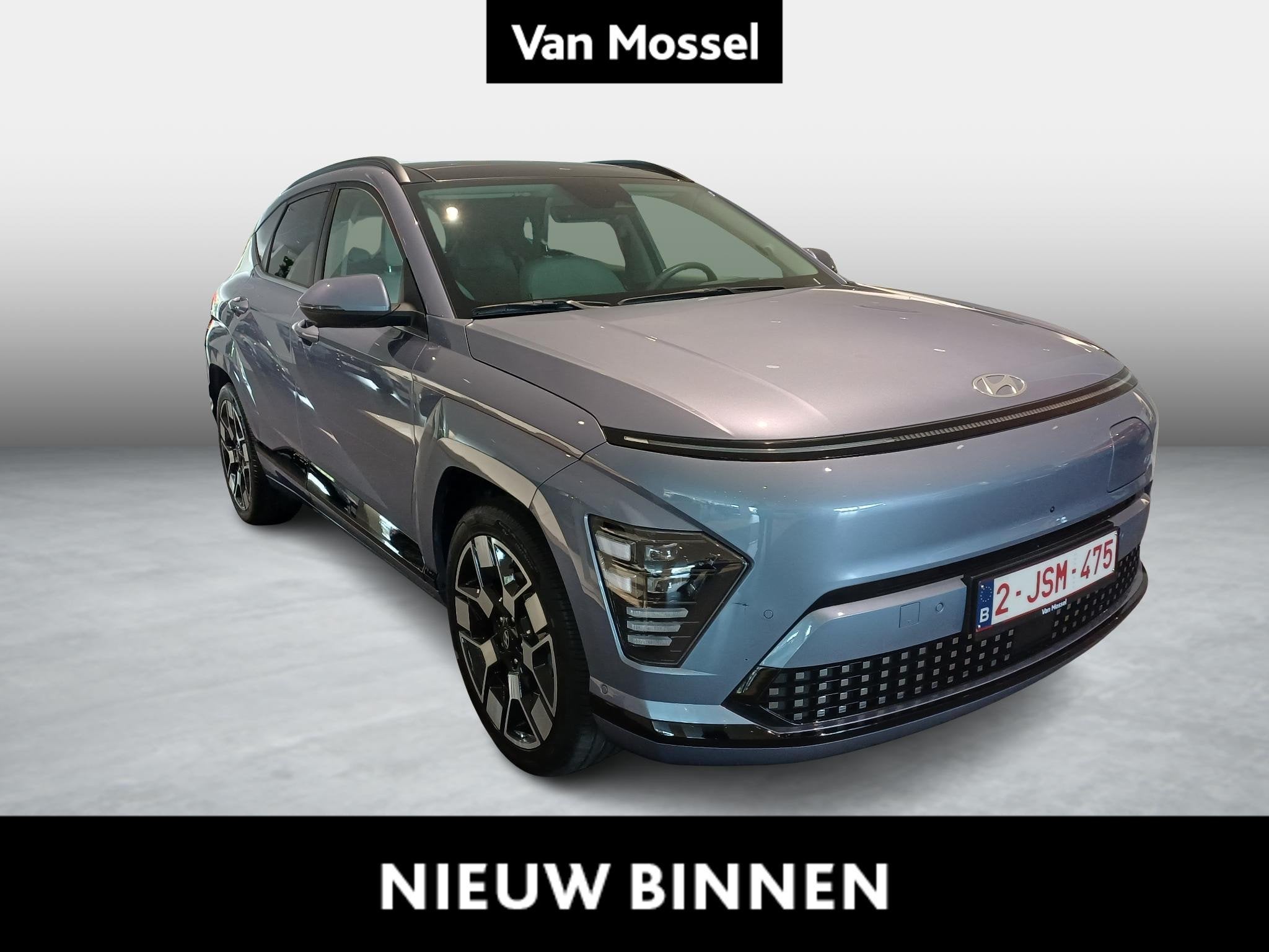 Hyundai Kona Electric Shine 64kWh DEMO GROOT-BIJGAARDEN, Stof, Gebruikt, 750 kg, Overige kleuren