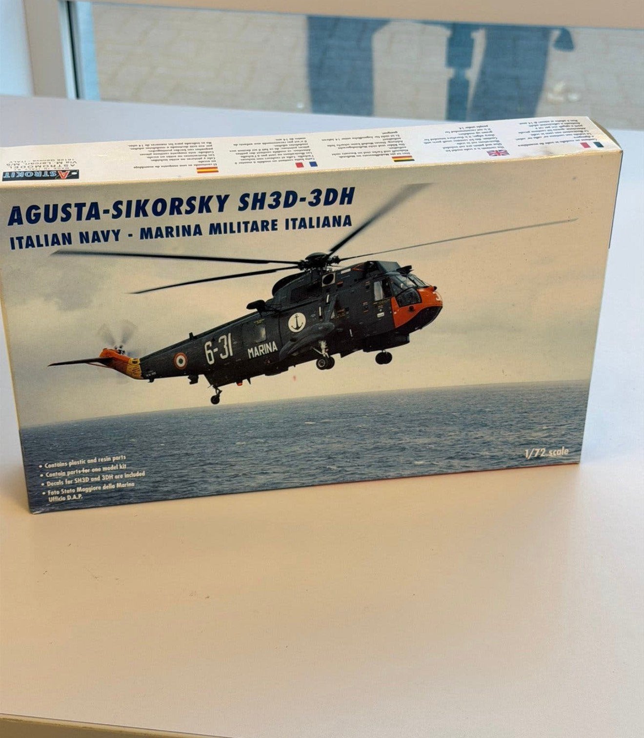 Astrokit 72103 Agusta-Sikorsky SH3D-3DH 1/72 Nouveau rare, Enlèvement ou Envoi, Neuf, 1:72 à 1:144, Hélicoptère