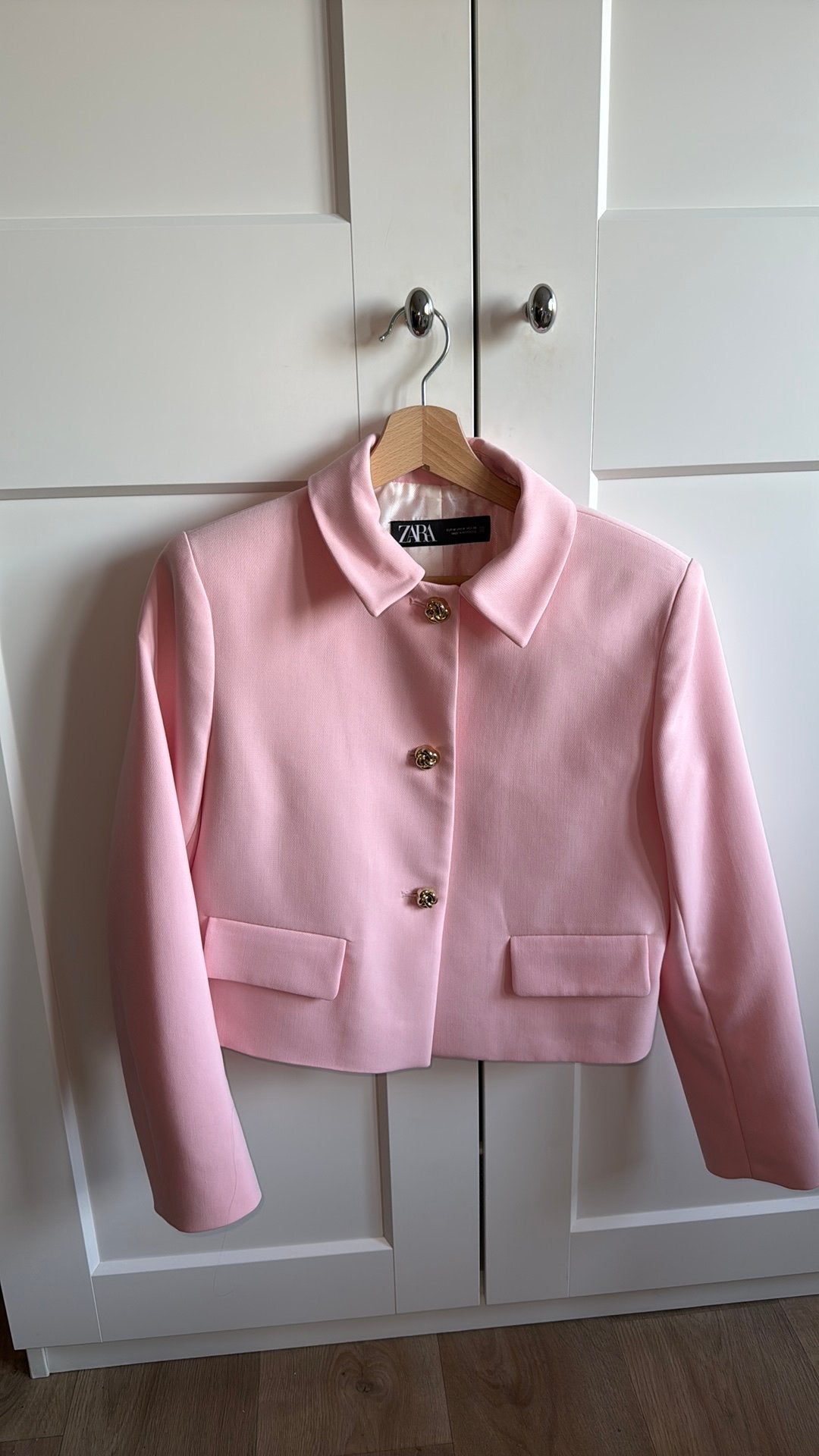 Zara blazer roos, Kleding | Dames, Ophalen of Verzenden, Zo goed als nieuw, Maat 38/40 (M), Roze