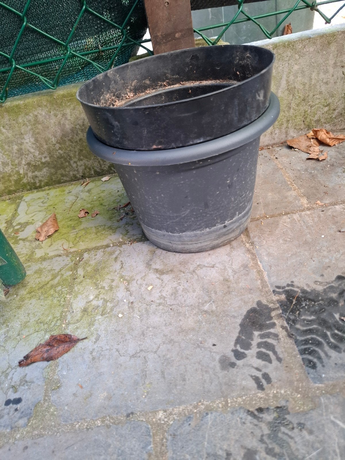 Gratis 2 bloempotten, Tuin en Terras, Bloempotten, Ophalen