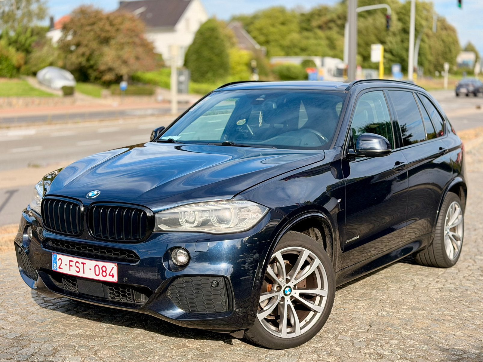 Bmw X5 2.0d X-Drive25d Pack-M 7 places, Autos, Cuir, Achat, Noir, 5 portes