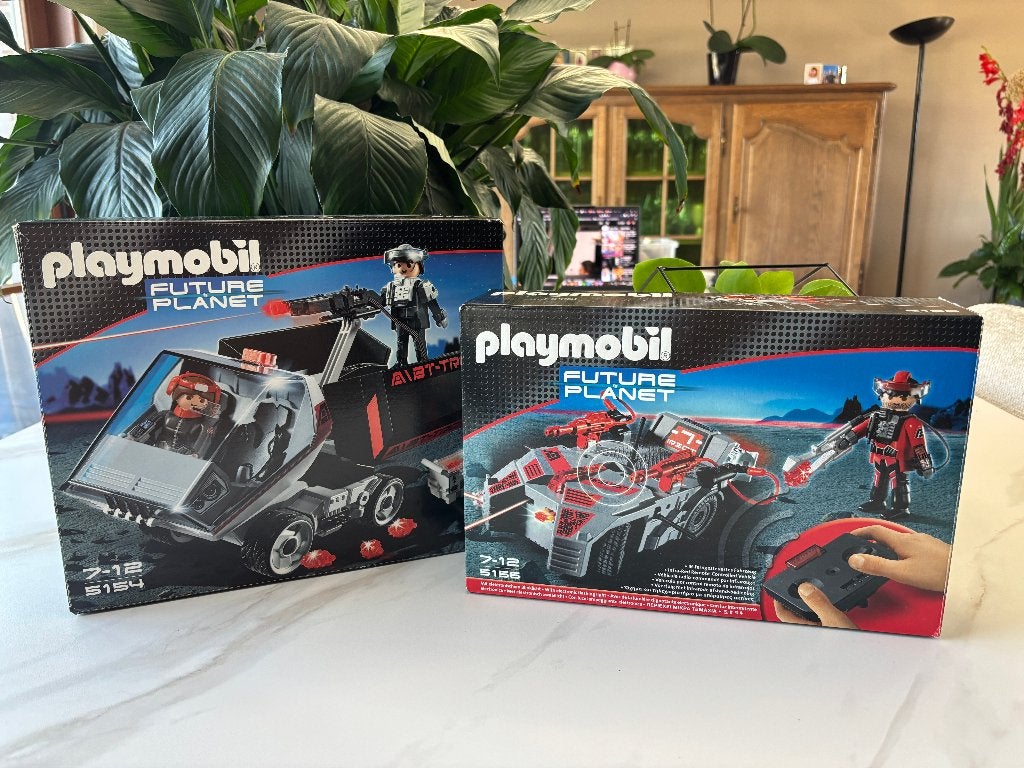 Playmobil Pack Darksters avec Stealer et camion 5156 + 5154, Comme neuf, Véhicule, Sports & action, Kit complet